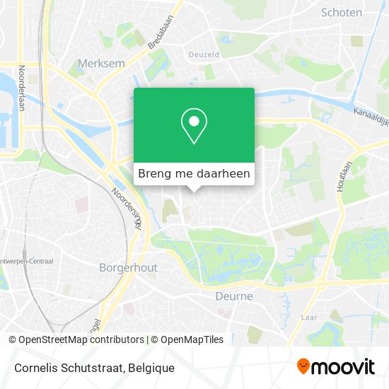 Cornelis Schutstraat kaart
