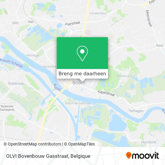 OLVI Bovenbouw Gasstraat kaart