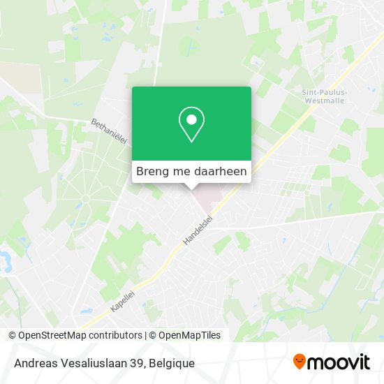 Andreas Vesaliuslaan 39 kaart