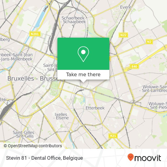 Stevin 81 - Dental Office kaart