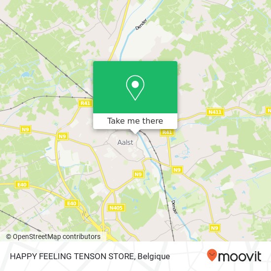 HAPPY FEELING TENSON STORE kaart