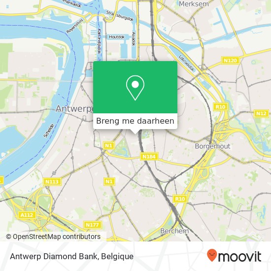 Antwerp Diamond Bank kaart