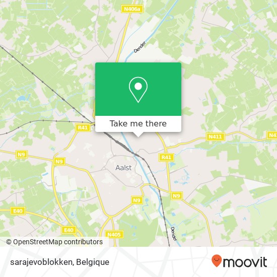 sarajevoblokken kaart