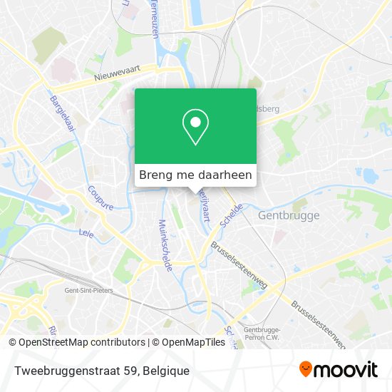 Tweebruggenstraat 59 kaart