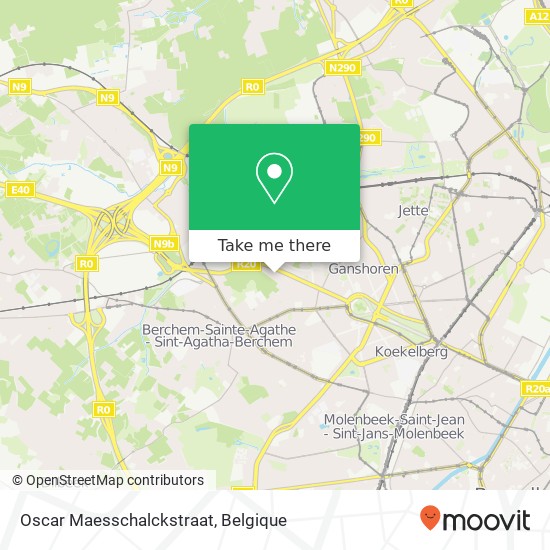 Oscar Maesschalckstraat kaart