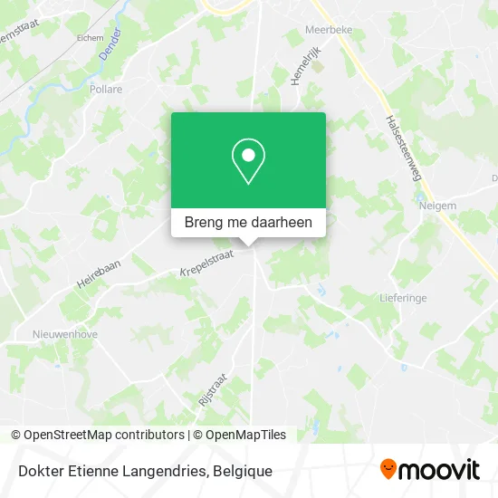 Dokter Etienne Langendries kaart