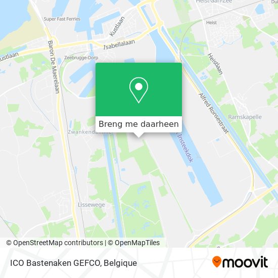 ICO Bastenaken GEFCO kaart