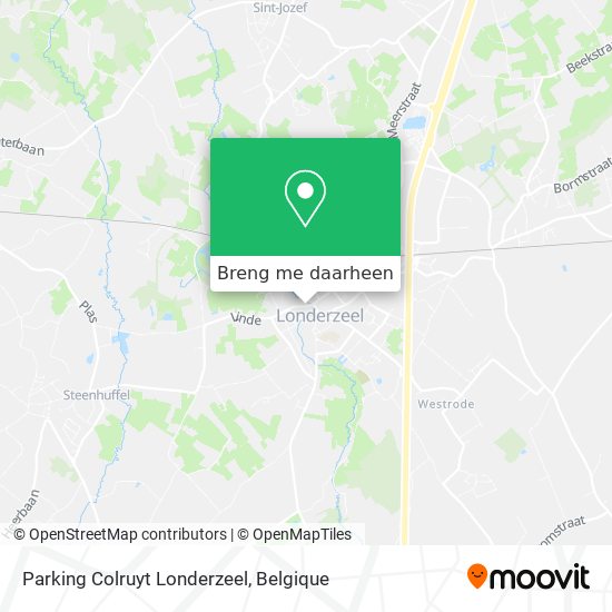 Parking Colruyt Londerzeel kaart