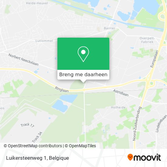 Luikersteenweg 1 kaart