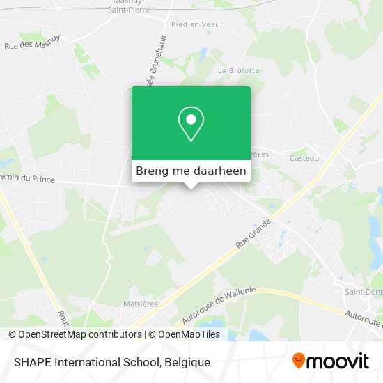 SHAPE International School kaart