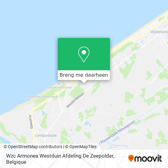 Wzc Armonea Westduin Afdeling De Zeepolder kaart