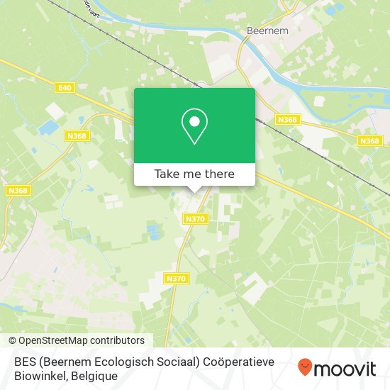 BES (Beernem Ecologisch Sociaal) Coöperatieve Biowinkel kaart