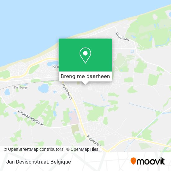 Jan Devischstraat kaart