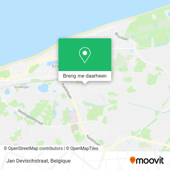 Jan Devischstraat kaart