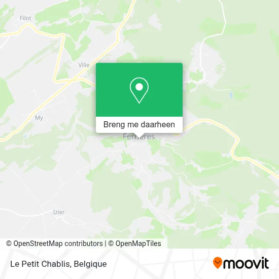 Le Petit Chablis kaart