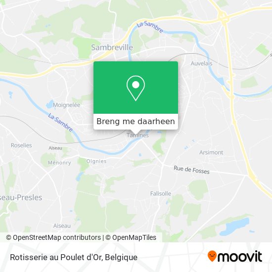 Rotisserie au Poulet d'Or kaart