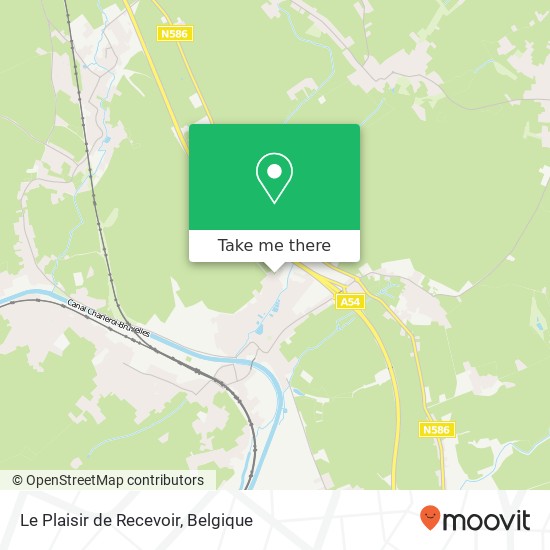 Le Plaisir de Recevoir, Rue de la Marache 98 6238 Pont-à-Celles kaart