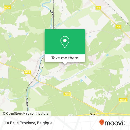 La Belle Province kaart