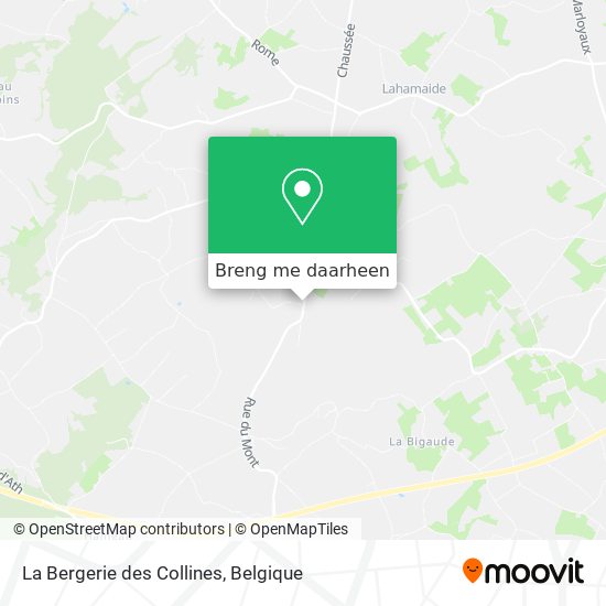 La Bergerie des Collines kaart