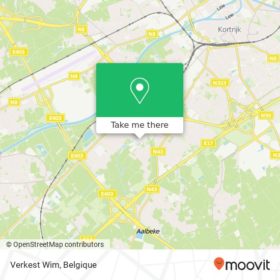 Verkest Wim, Moteweg 24 8510 Kortrijk kaart