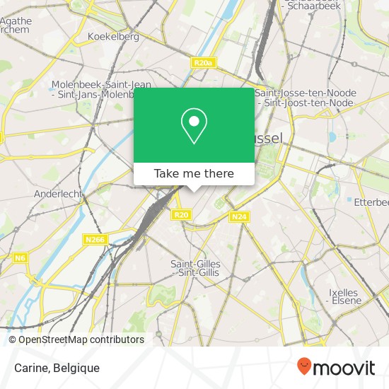Carine, Reebokstraat 4 1000 Brussel kaart