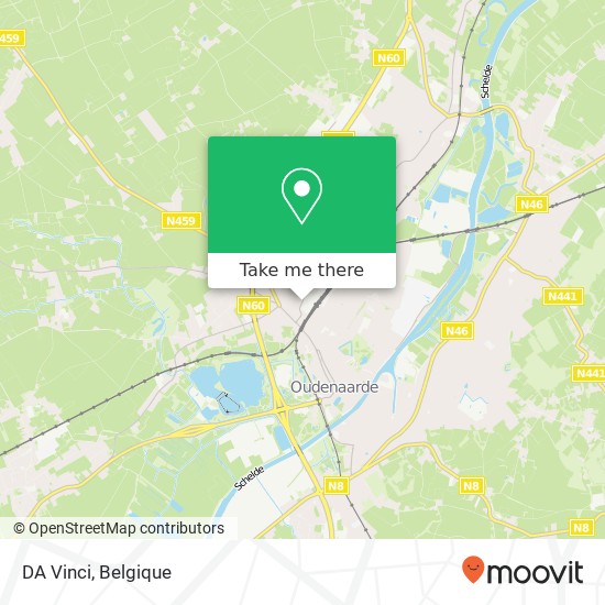 DA Vinci, Gentstraat 58 9700 Oudenaarde kaart