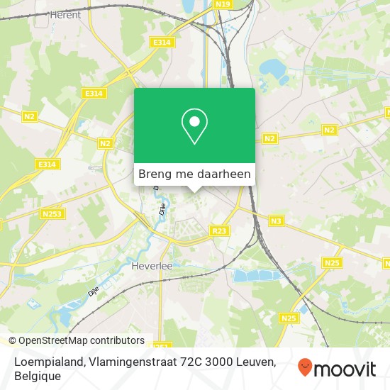 Loempialand, Vlamingenstraat 72C 3000 Leuven kaart