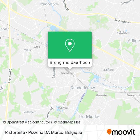Ristorante - Pizzeria DA Marco kaart