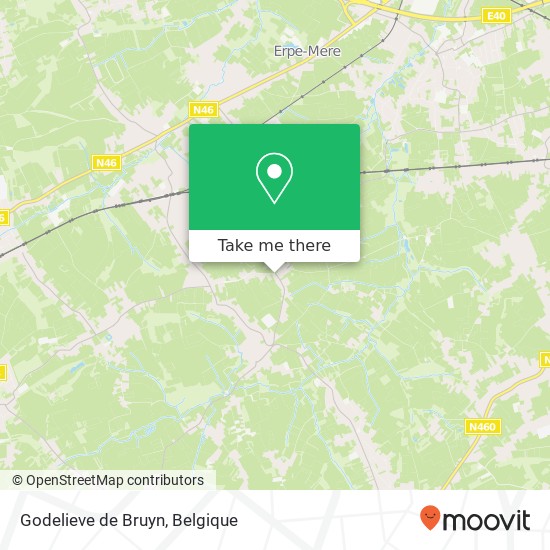 Godelieve de Bruyn, Langemunt 89 9420 Erpe-Mere kaart