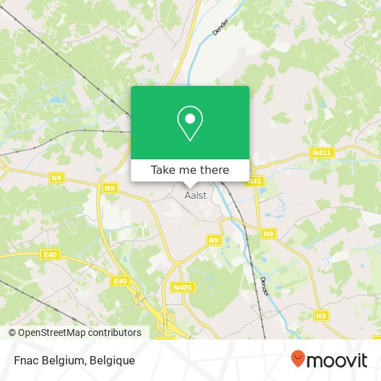 Fnac Belgium kaart