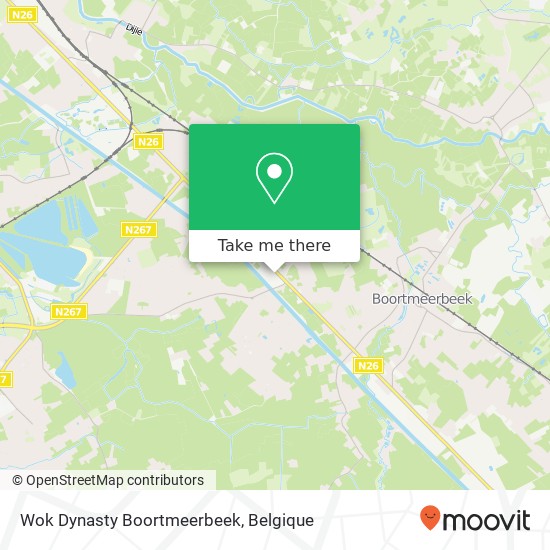 Wok Dynasty Boortmeerbeek, Leuvensesteenweg 130A 3191 Boortmeerbeek kaart