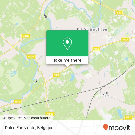 Dolce Far Niente, Kortrijksesteenweg 9830 Sint-Martens-Latem kaart