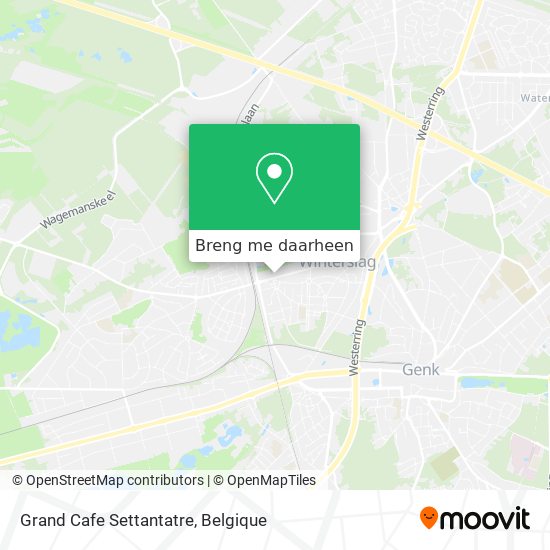 Grand Cafe Settantatre kaart