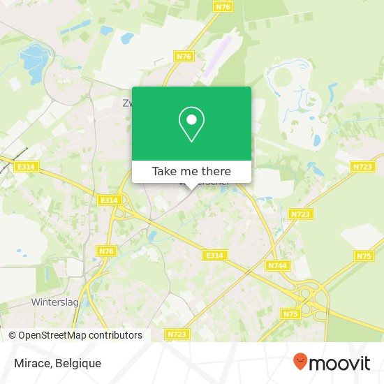 Mirace, Stalenstraat 113 3600 Genk kaart