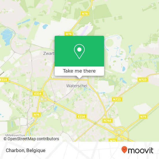 Charbon, Onderwijslaan 6 3600 Genk kaart