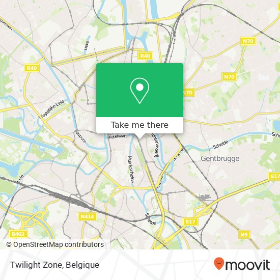 Twilight Zone, Zuidstationstraat 35 9000 Gent kaart