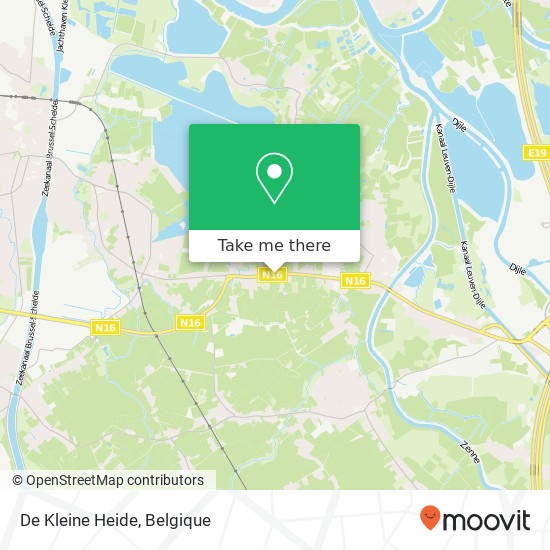 De Kleine Heide, Steenweg op Blaasveld 2801 Mechelen kaart