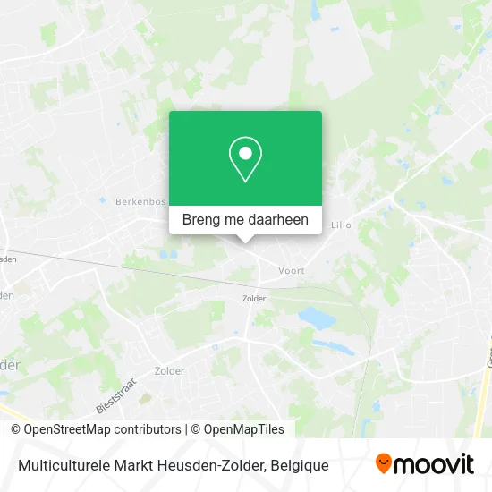 Multiculturele Markt Heusden-Zolder kaart