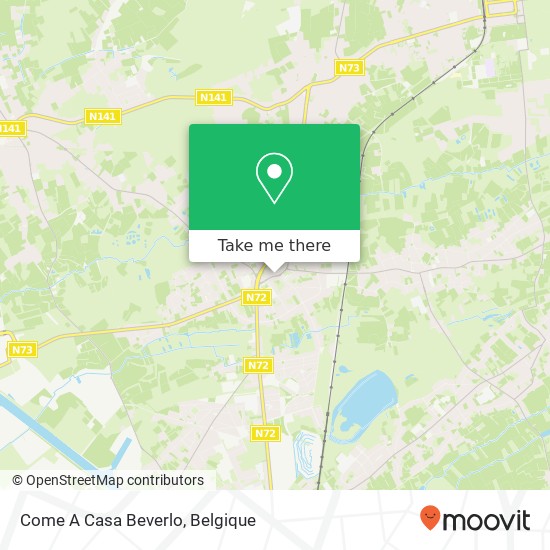Come A Casa Beverlo, Beverlo-Dorp 3581 Beringen kaart