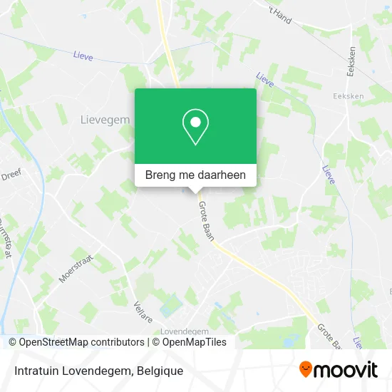 Intratuin Lovendegem kaart