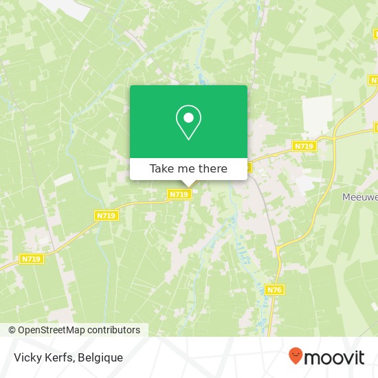 Vicky Kerfs, Weg naar Helchteren 59 3670 Meeuwen-Gruitrode kaart