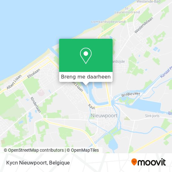 Kycn Nieuwpoort kaart
