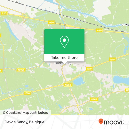 Devos Sandy, Hoogstraat 6 8460 Oudenburg kaart