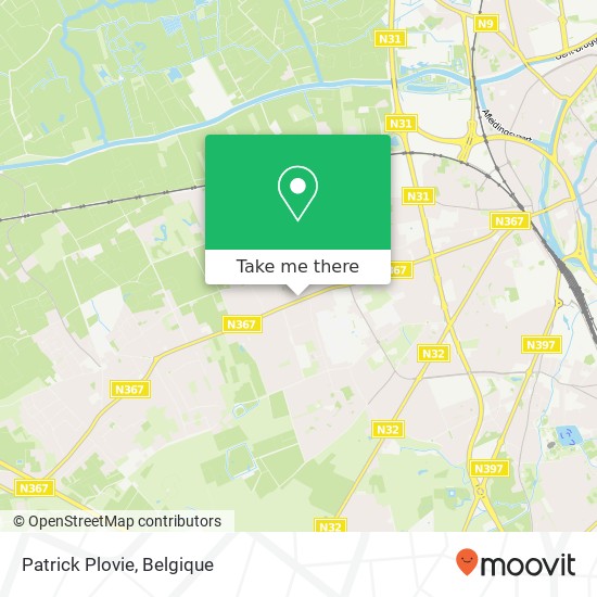 Patrick Plovie, Gistelse Steenweg 636 8200 Brugge kaart