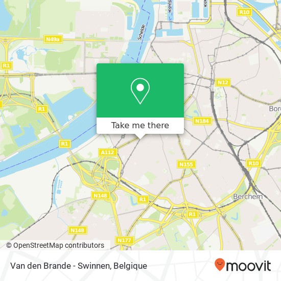 Van den Brande - Swinnen, Brederodestraat 23 2018 Antwerpen kaart