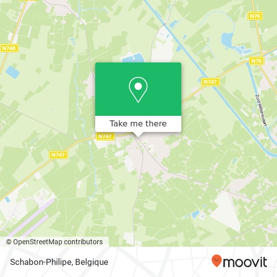 Schabon-Philipe, Kaulillerdorp 18 3950 Bocholt kaart