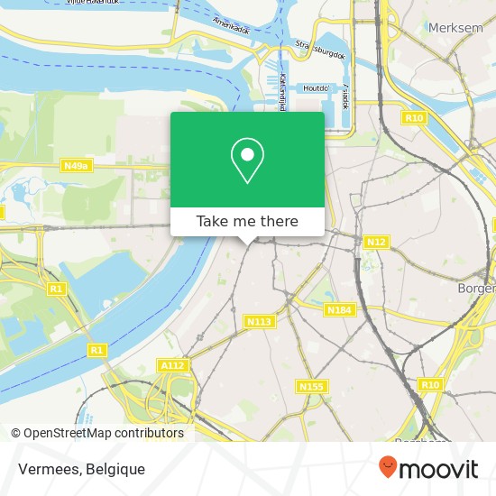 Vermees, Steenhouwersvest 52 2000 Antwerpen kaart