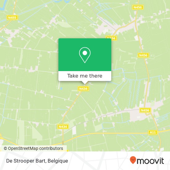 De Strooper Bart, Lege Moerstraat 26 9980 Sint-Laureins kaart