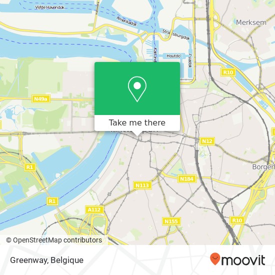 Greenway, Groenplaats 6 2000 Antwerpen kaart