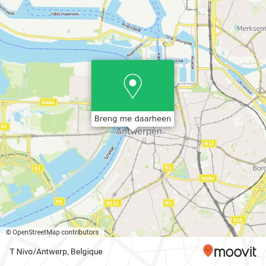 T Nivo/Antwerp kaart